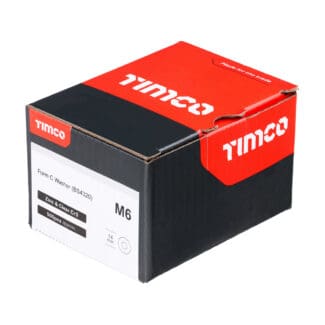 TIMCO Form C Washers BS4320 Silver - M6