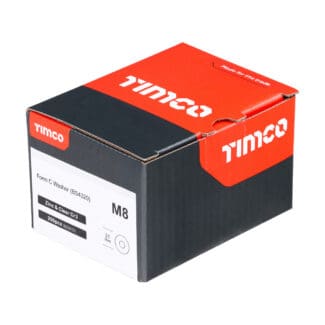 TIMCO Form C Washers BS4320 Silver - M8