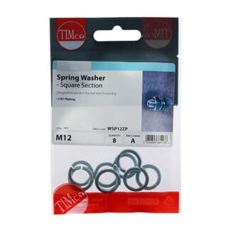 TIMCO Spring Washers DIM7980 Silver - M12