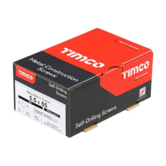 TIMCO Self-Drilling Heavy Section Silver Screws - 5.5 x 65